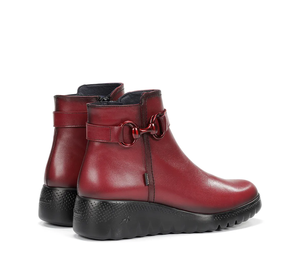 LIVE F2101 Red Ankle Boot