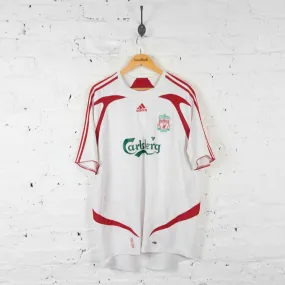 Liverpool 2007 Away Football Shirt - White - XL