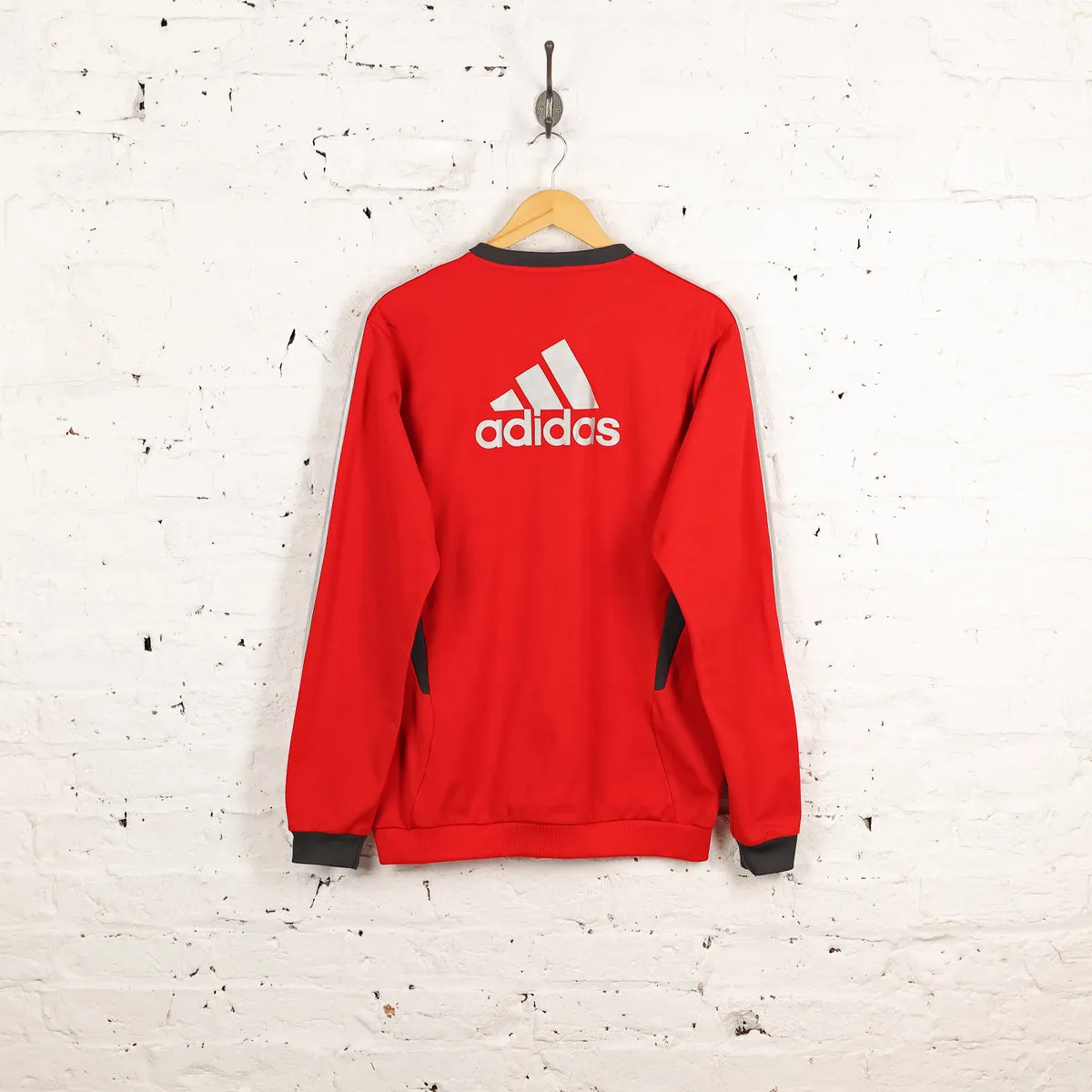 Liverpool 2010 Adidas Football Training Sweatshirt - Red - L