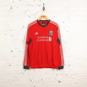 Liverpool 2010 Adidas Football Training Sweatshirt - Red - L