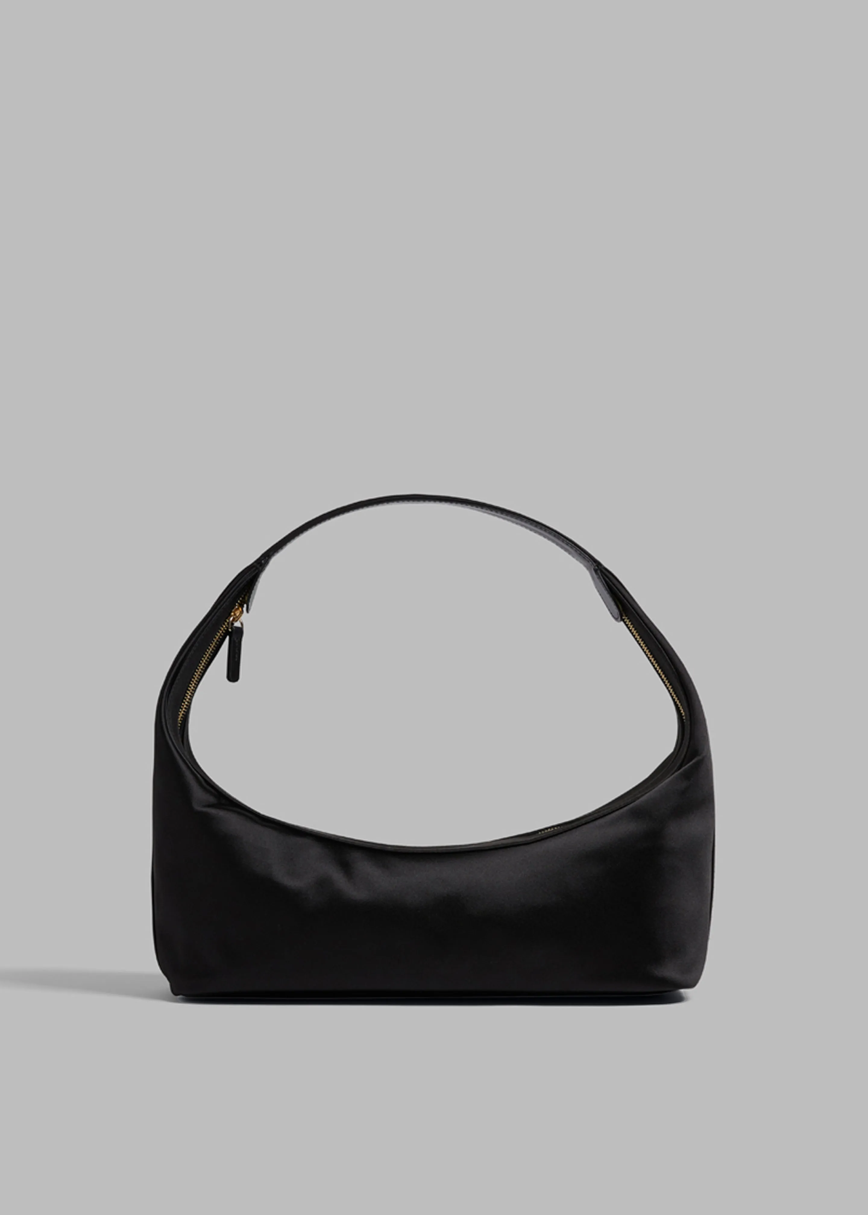 Loulou Studio Tania Satin Shoulder Bag - Black