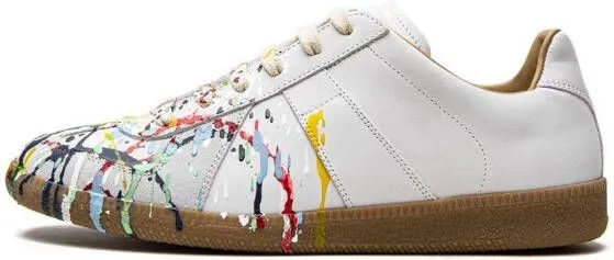 Maison Margiela Replica Paint low-top sneakers White