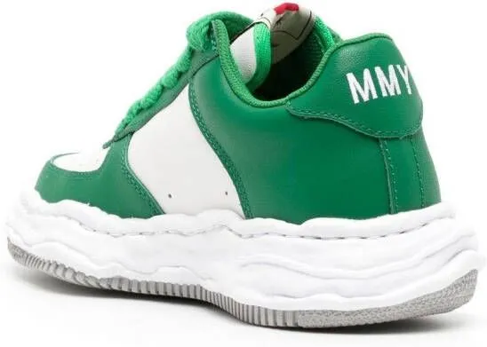 Maison MIHARA YASUHIRO low-top panelled sneakers Green