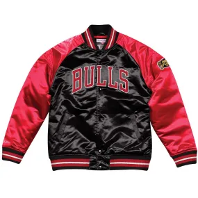 M&N Tough Season Satin Jacket Chicago Bulls