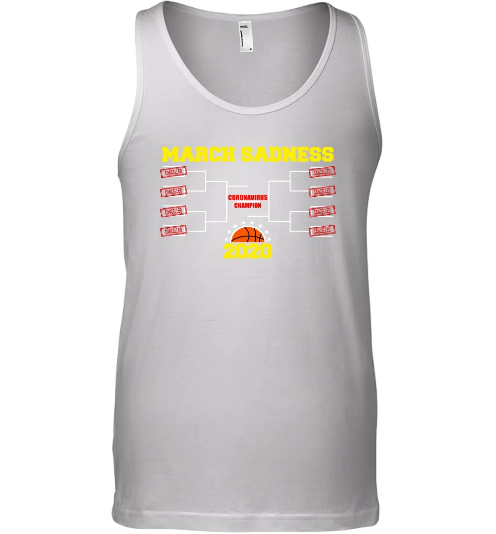 March Sadness 2020 Madness Basketball Coronacation Tank Top