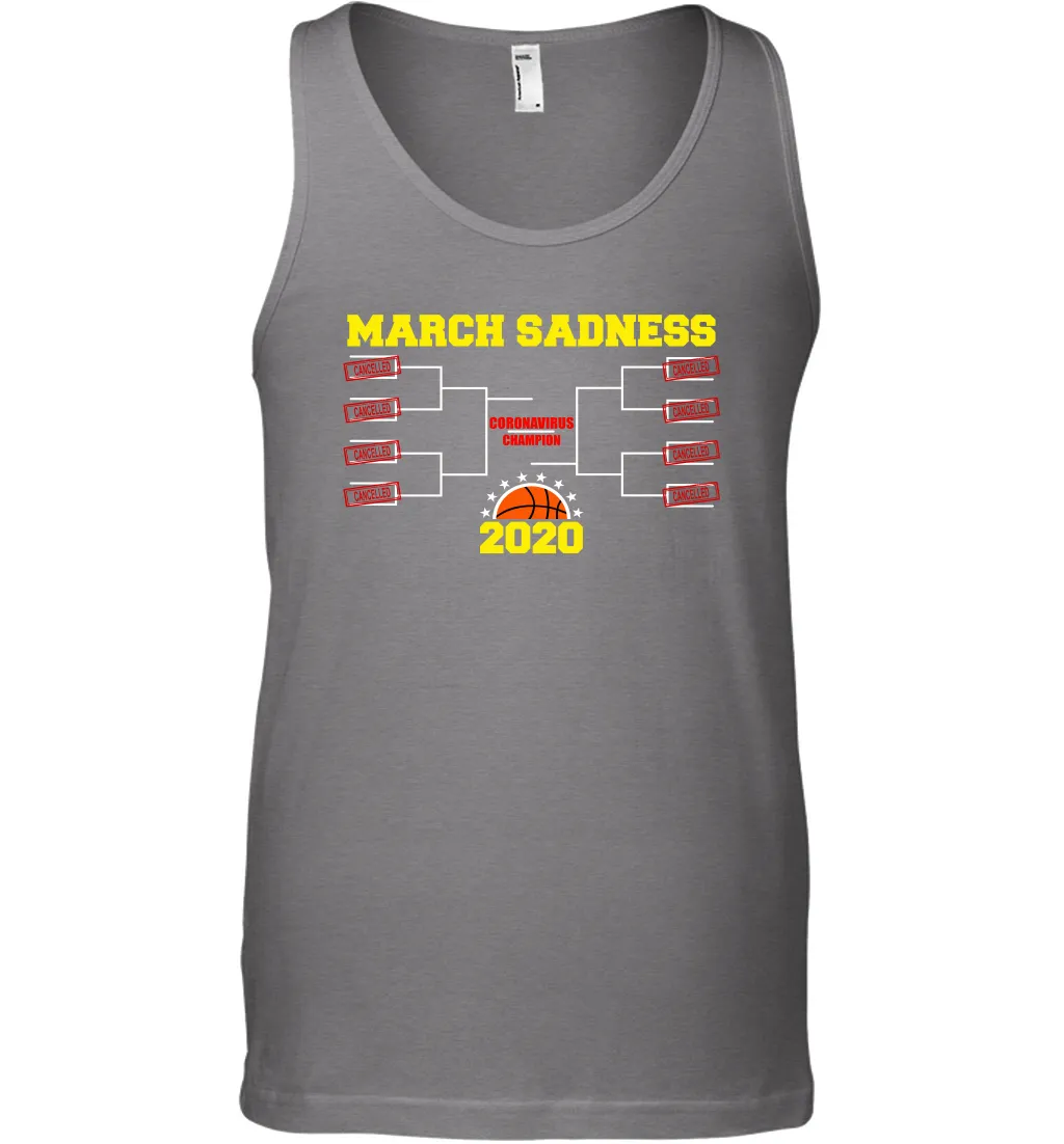 March Sadness 2020 Madness Basketball Coronacation Tank Top