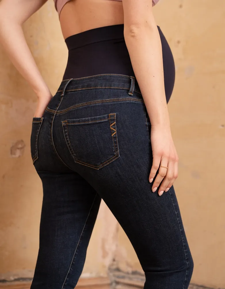 Marcus | Organic Cotton Over Bump Maternity Jeans