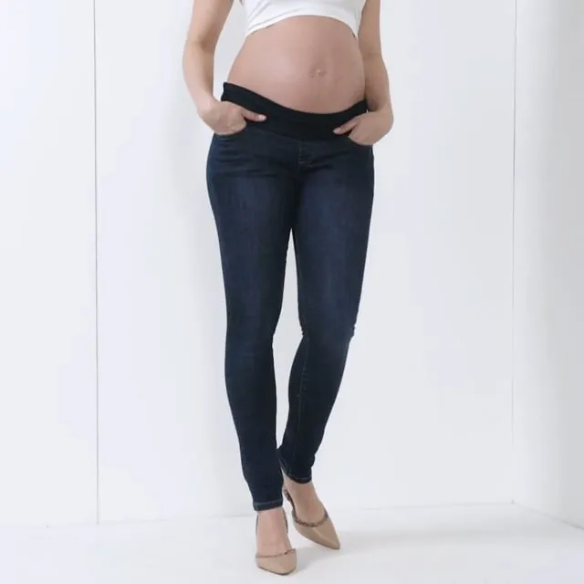 Marcus | Organic Cotton Under Bump Maternity Jeans