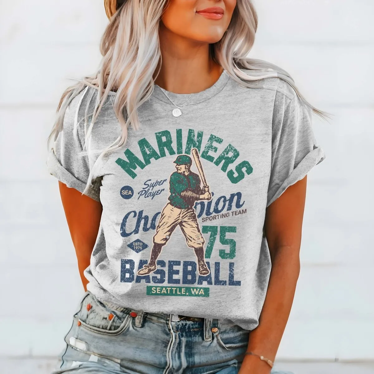 Mariners Vintage Baseball Team Tee