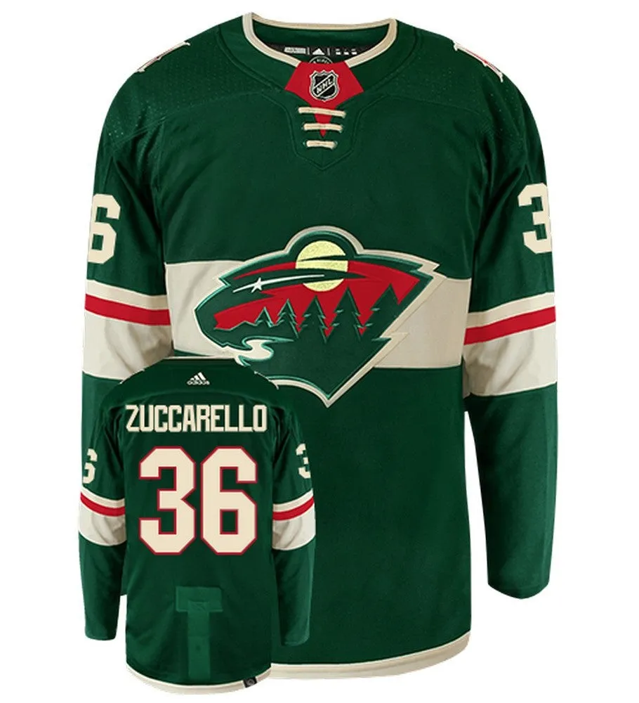 Mats Zuccarello Minnesota Wild Adidas Primegreen Authentic NHL Hockey Jersey     