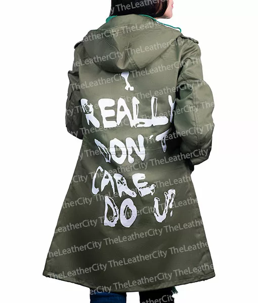 Melania Trump's “I really don’t care, do u?" Green Cotton Jacket - TLC