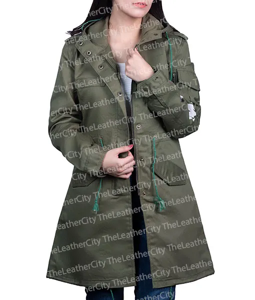 Melania Trump's “I really don’t care, do u?" Green Cotton Jacket - TLC