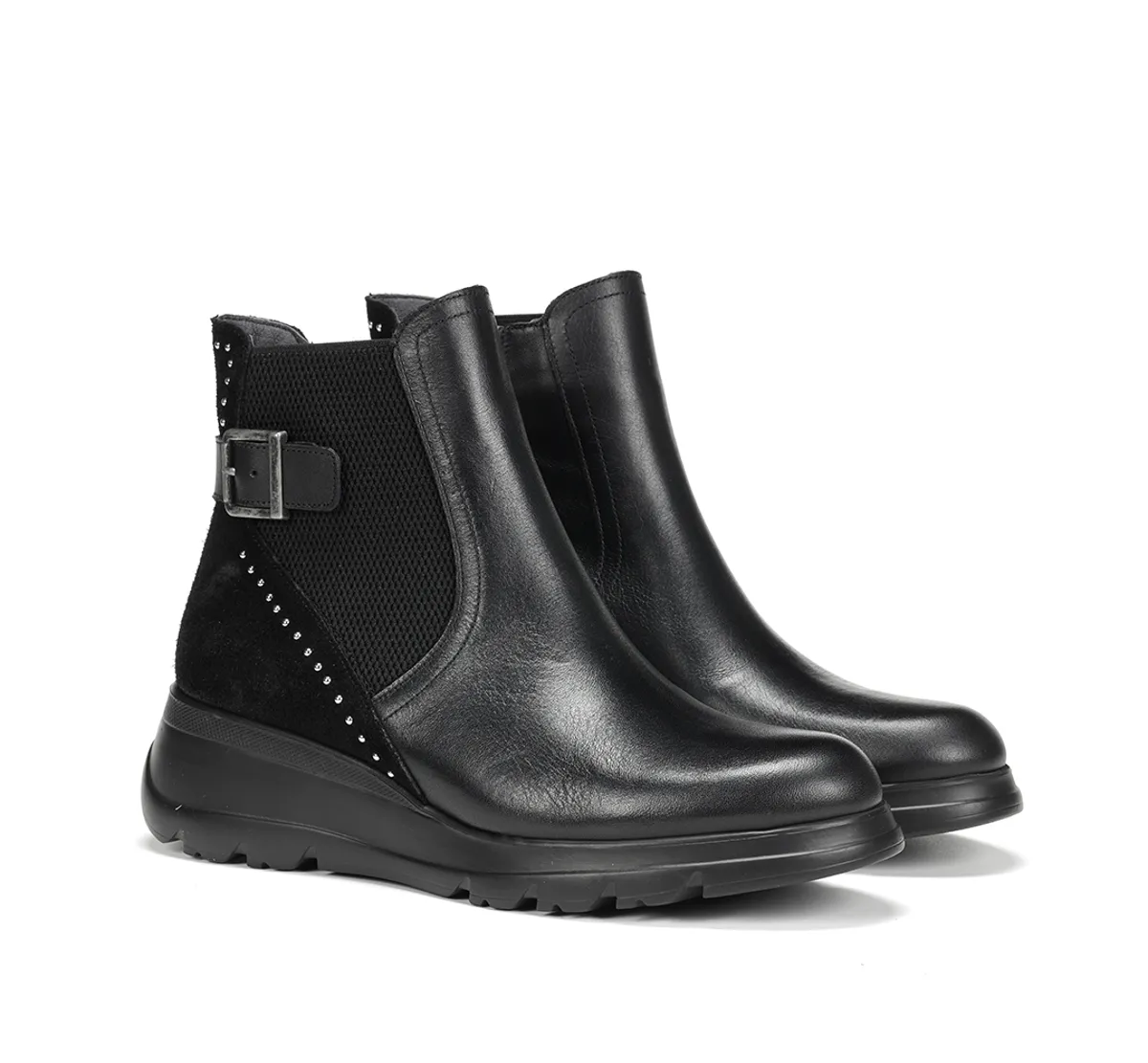 MELLEA F1529 Black Ankle Boot