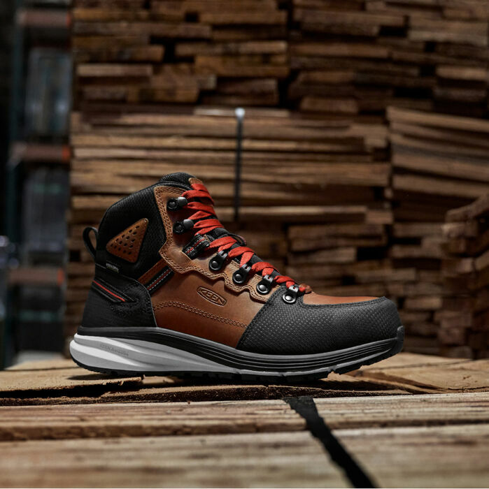 Men's Red Hook Waterproof Carbon-Fiber Toe Work Boot