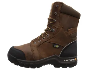 Men's Carhartt 8 Waterproof Composite Toe Internal Metatarsal Guard Work Boot (Wide)