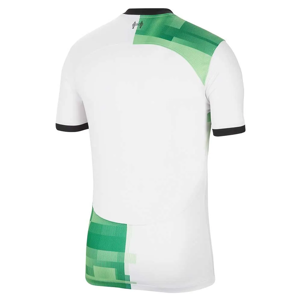 Men's Liverpool FC 2023/24 Stadium Away Nike Dri-FIT Soccer Jersey- White/Green Spark/Black