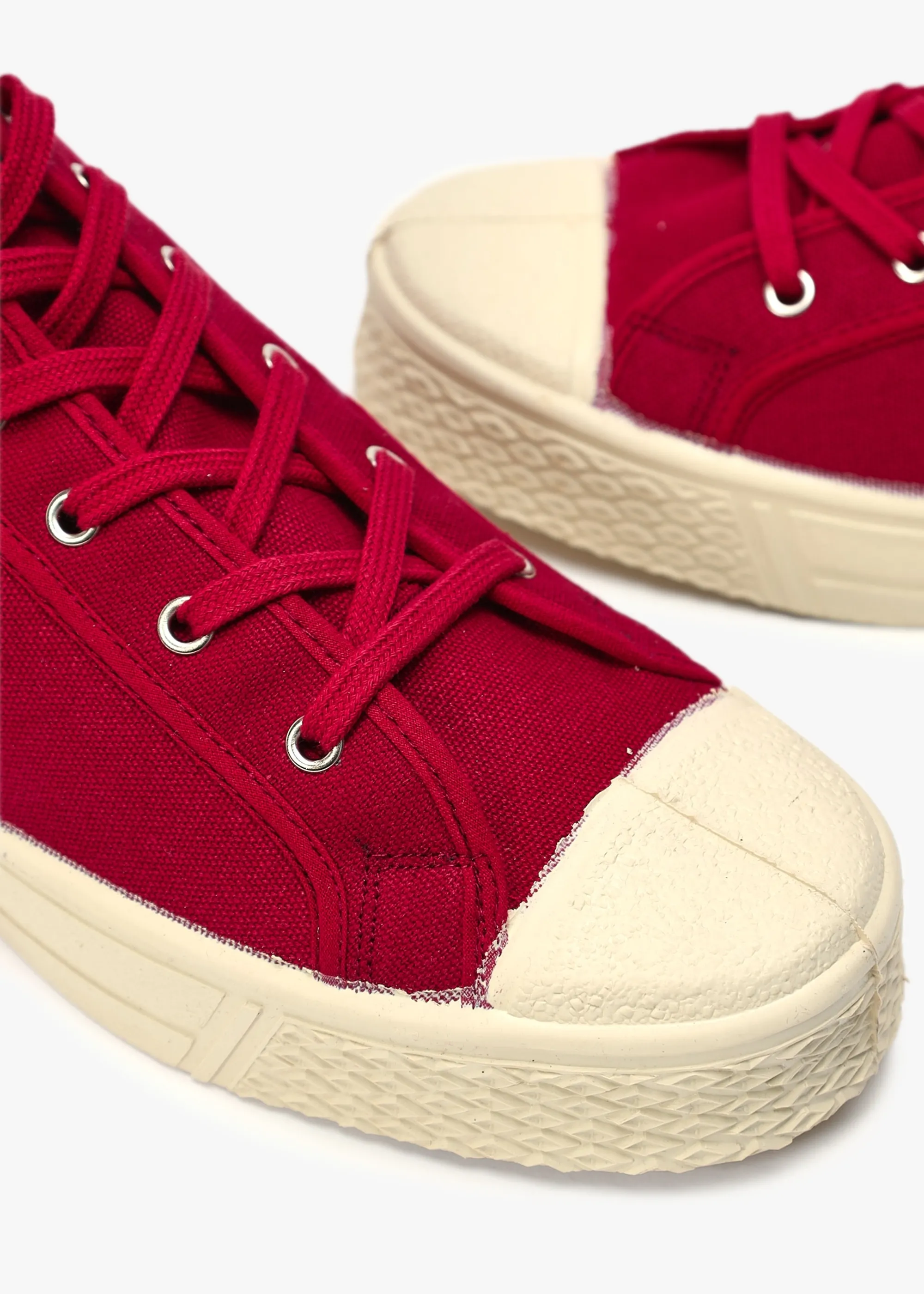 Men’s Military Red High-Top Trainers