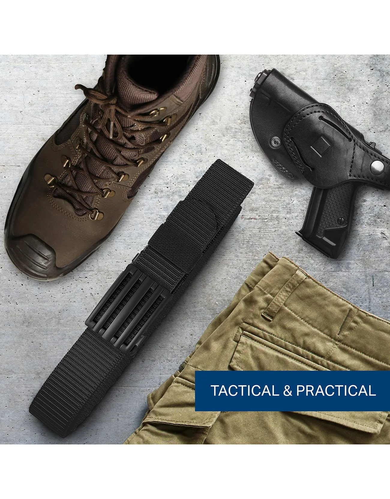 Mens Tactical Ratchet Golf Belt-2 pack