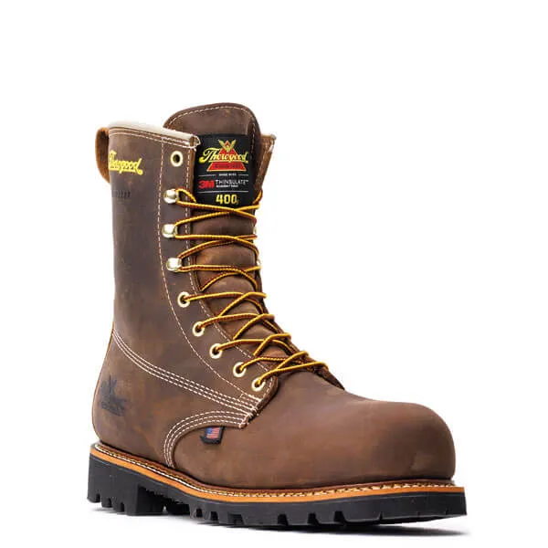 Men's Thorogood Waterproof Insulated Nano Safety Toe American Legacy Work Boot #804-4520