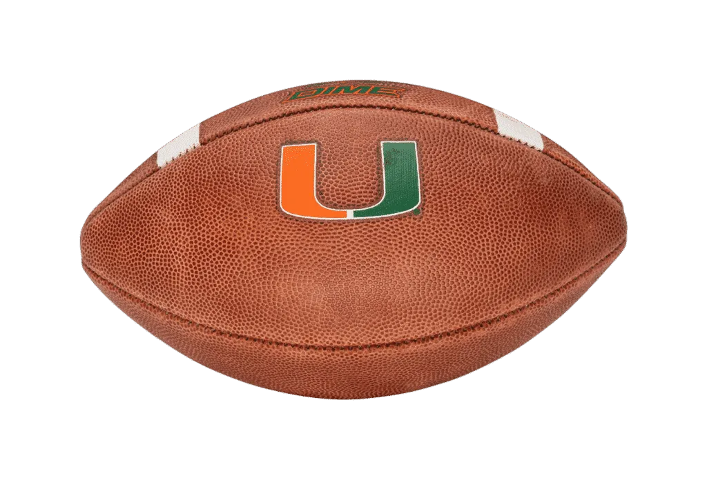 Miami Hurricanes Official Adidas Game Model Football