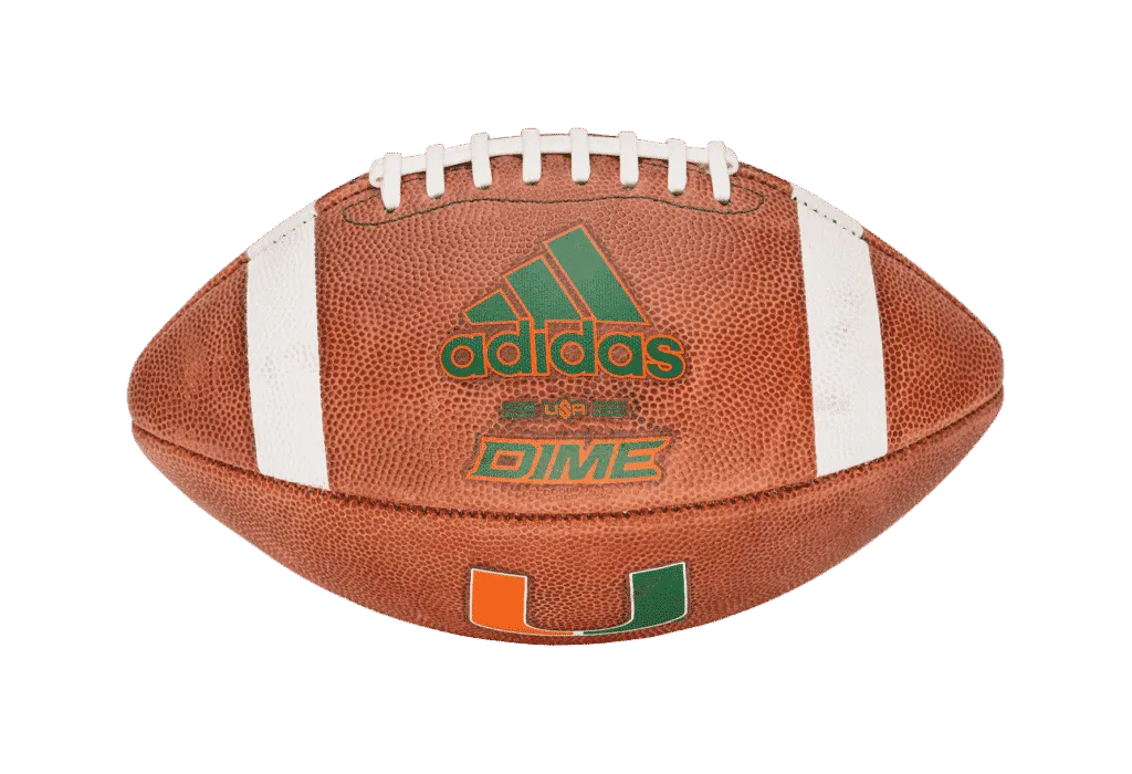 Miami Hurricanes Official Adidas Game Model Football