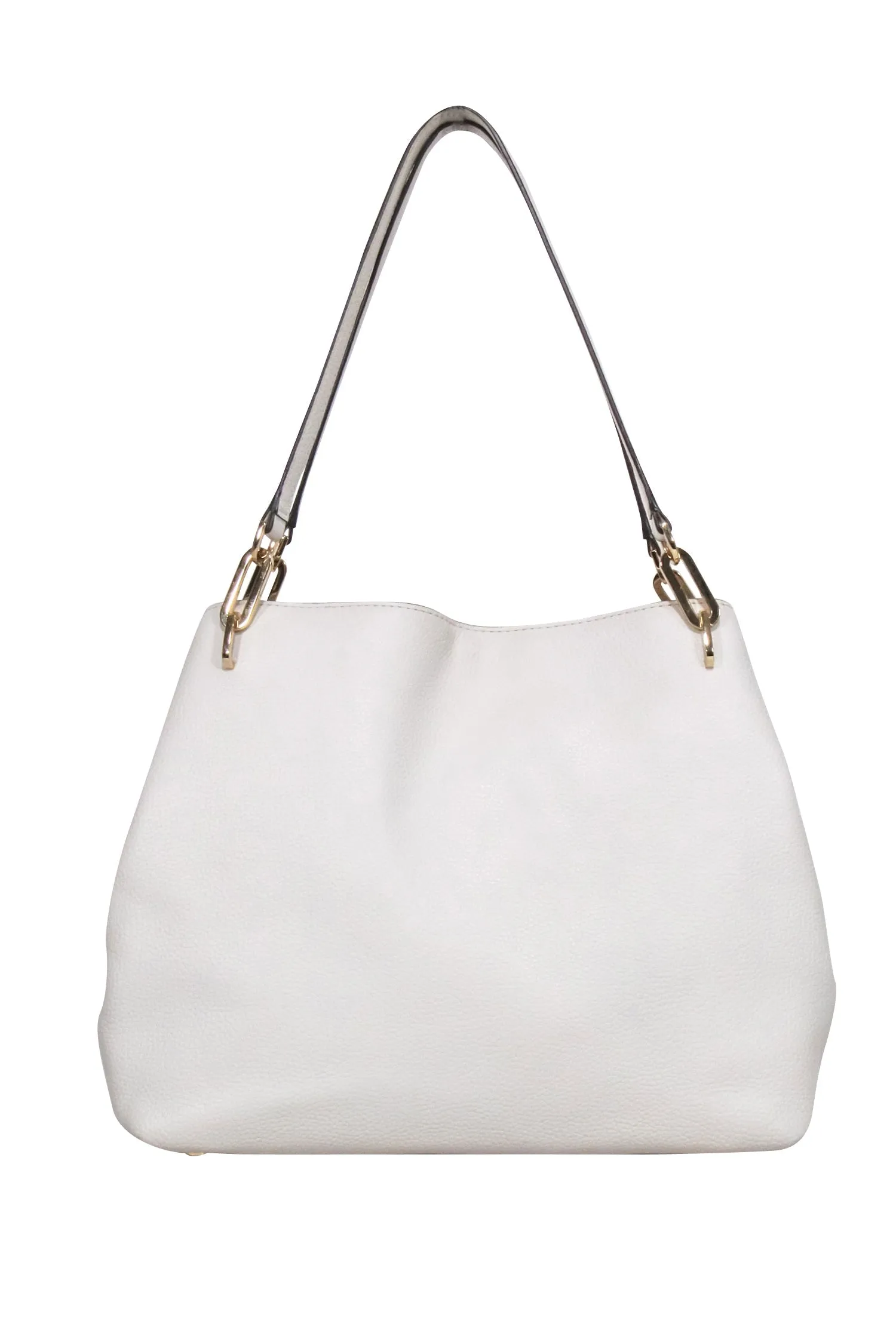 Michael Kors - Ivory Pebbled Leather Shoulder Bag