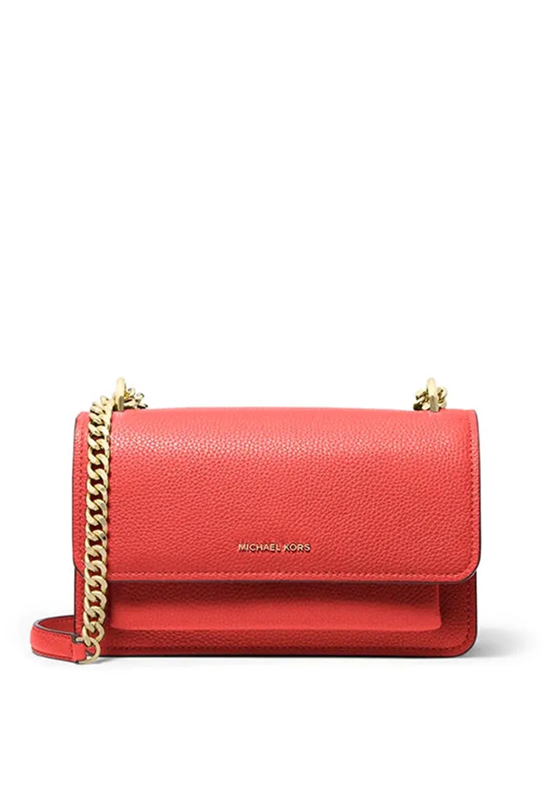 MICHAEL Michael Kors Claire Pebbled Crossbody Bag, Orange