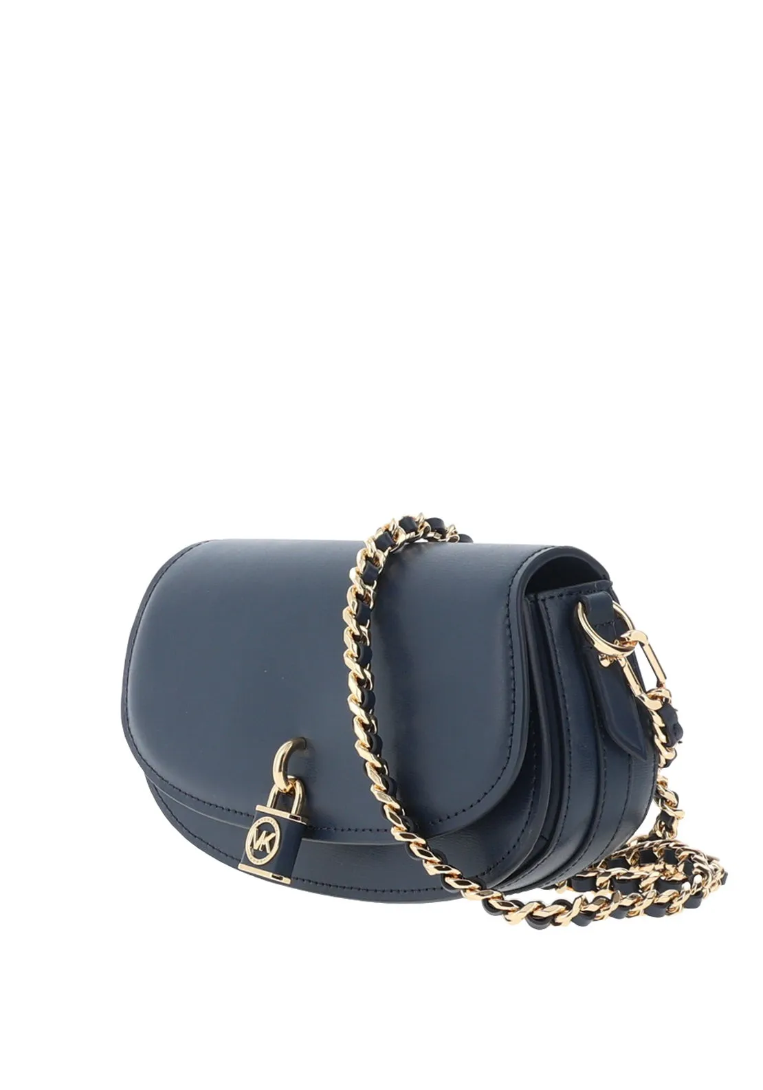 MICHAEL Michael Kors Small Mila Chain Sling Crossbody Bag, Navy