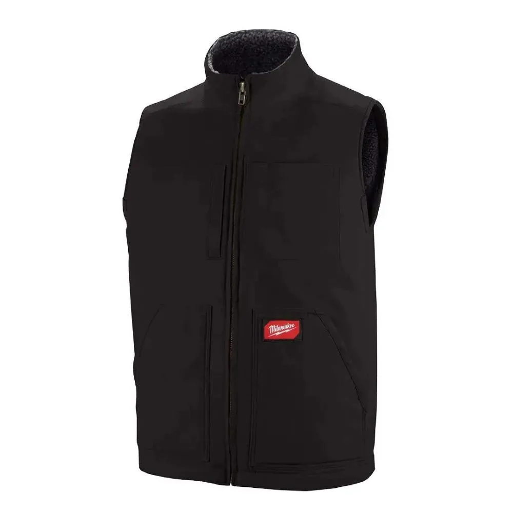 Milwaukee Tools Heavy Duty Sherpa-Lined Vest Black 801B