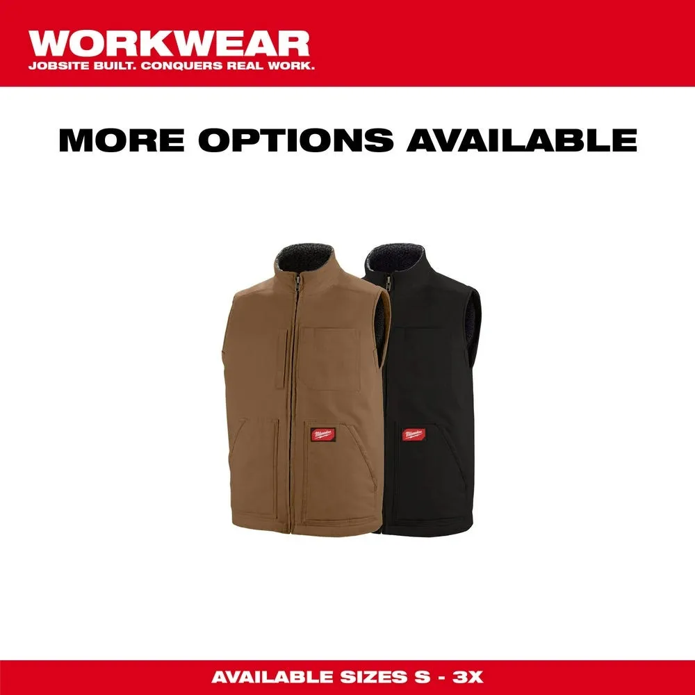 Milwaukee Tools Heavy Duty Sherpa-Lined Vest Black 801B