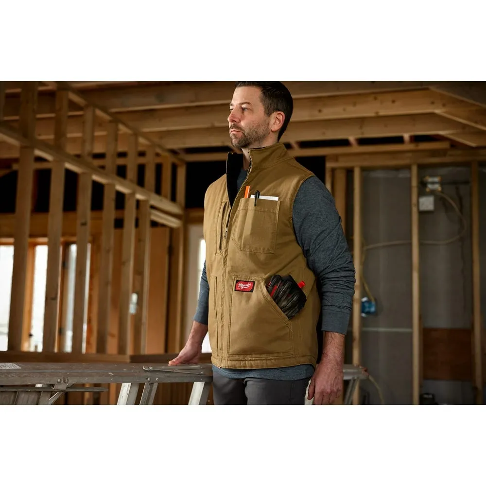 Milwaukee Tools Heavy Duty Sherpa-Lined Vest Black 801B