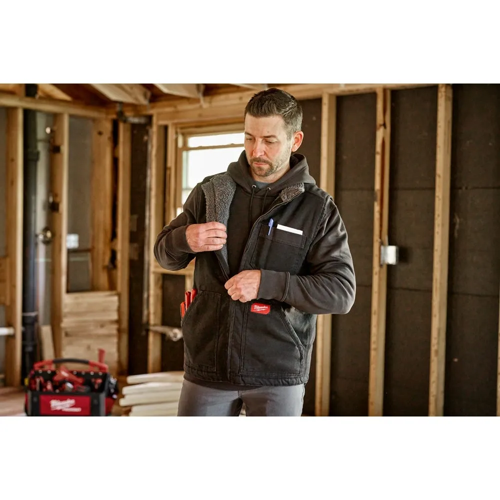 Milwaukee Tools Heavy Duty Sherpa-Lined Vest Black 801B