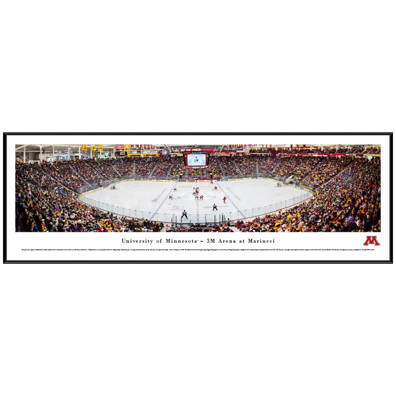 Minnesota Golden Gophers Hockey Mariucci Arena Panoramic Picture (Shipped)