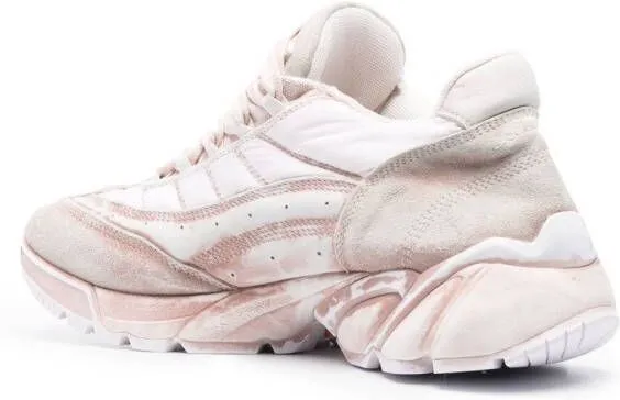 MM6 Maison Margiela panelled low-top sneakers Pink