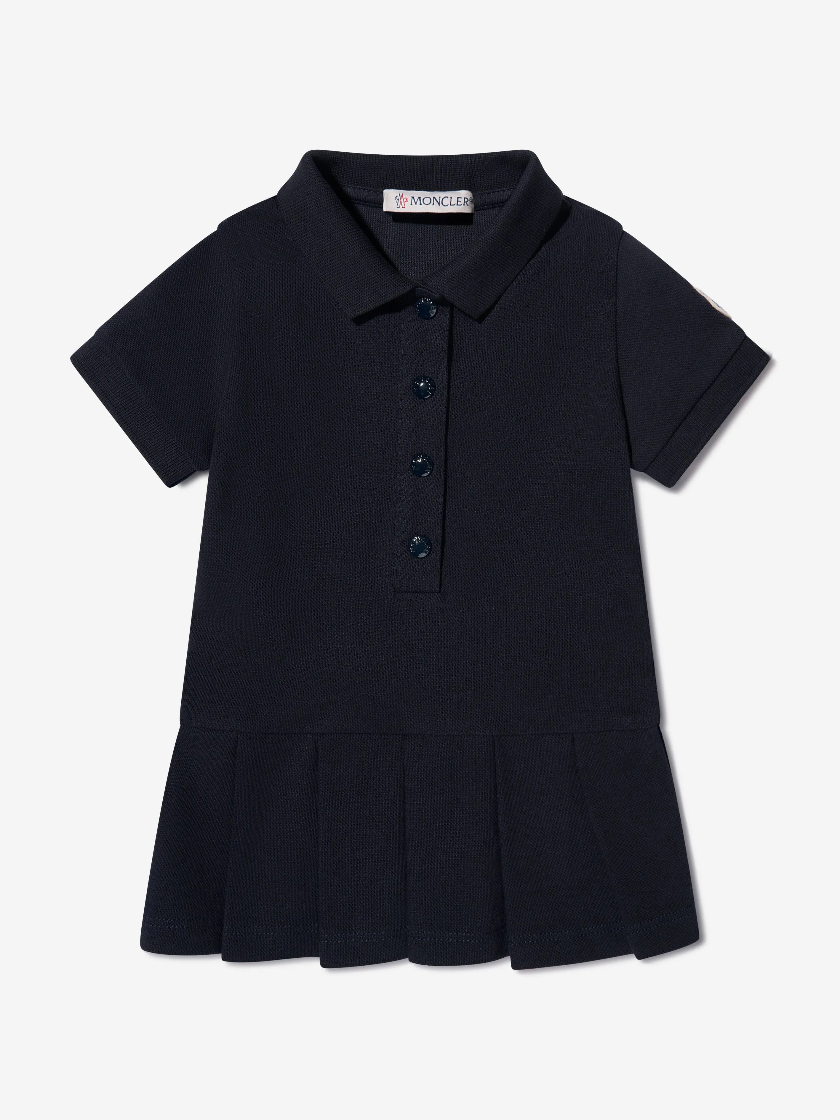 Moncler Enfant Baby Girls Tennis Bear Dress in Navy