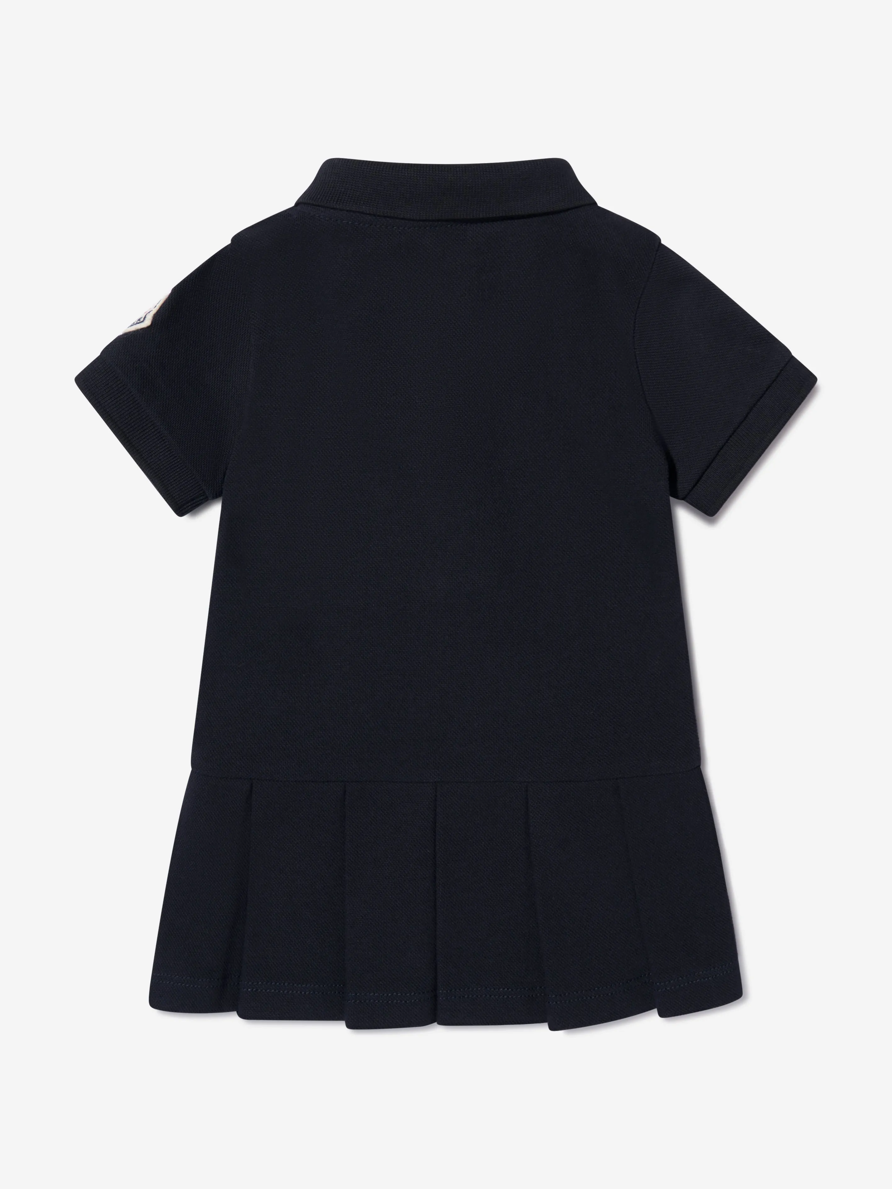 Moncler Enfant Baby Girls Tennis Bear Dress in Navy