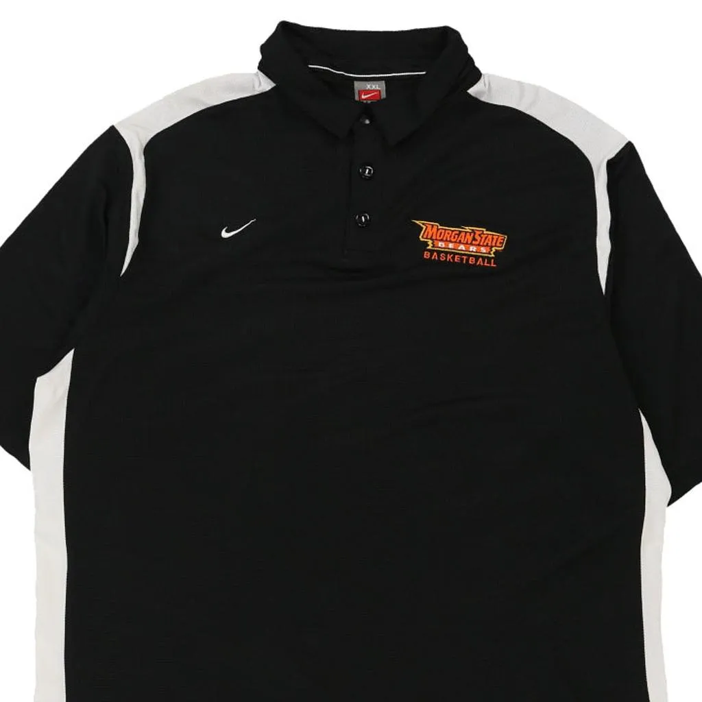 Morgan State Bears Basketball Nike Polo Shirt - 2XL Black Cotton