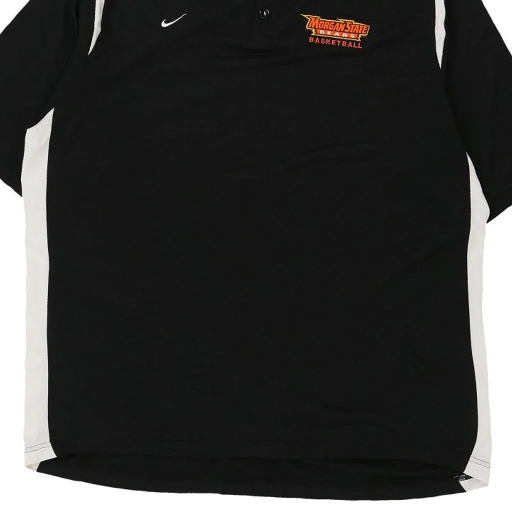 Morgan State Bears Basketball Nike Polo Shirt - 2XL Black Cotton