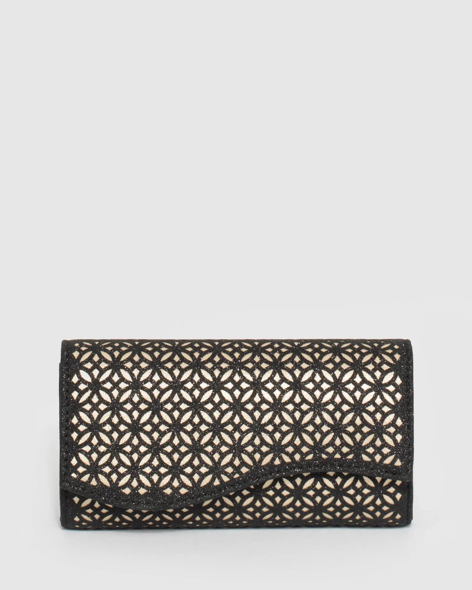 Multi Colour Henrietta Punchout Clutch Bag