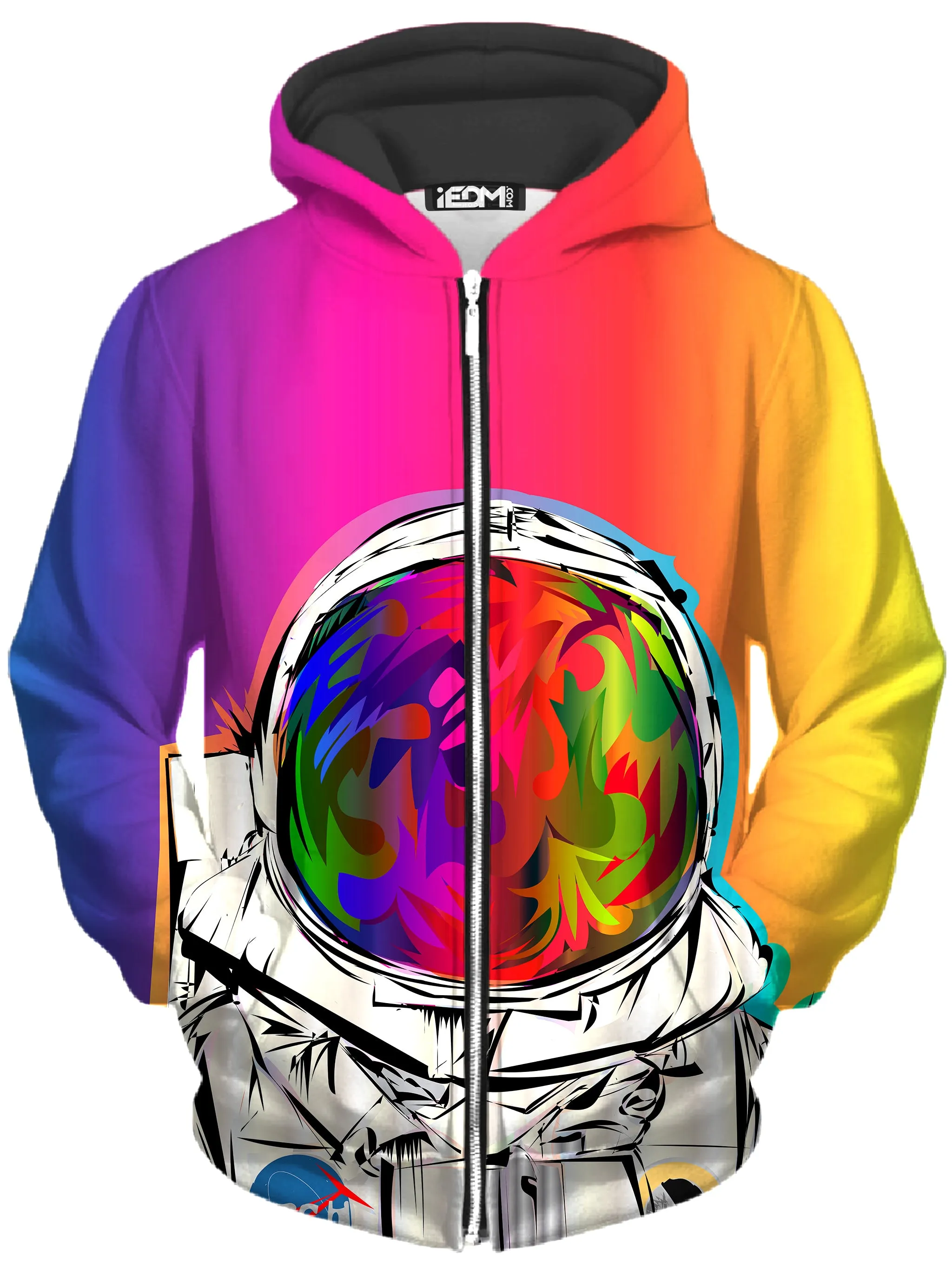 Nasa Drome Unisex Zip-Up Hoodie