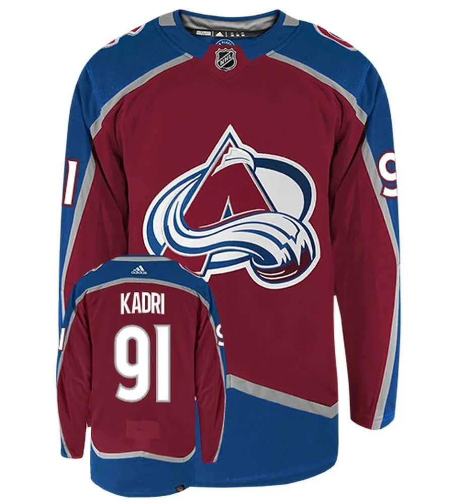 Nazem Kadri Colorado Avalanche Adidas Primegreen Authentic NHL Hockey Jersey     