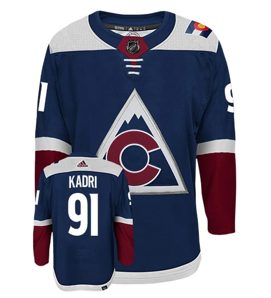 Nazem Kadri Colorado Avalanche Adidas Primegreen Authentic NHL Hockey Jersey     