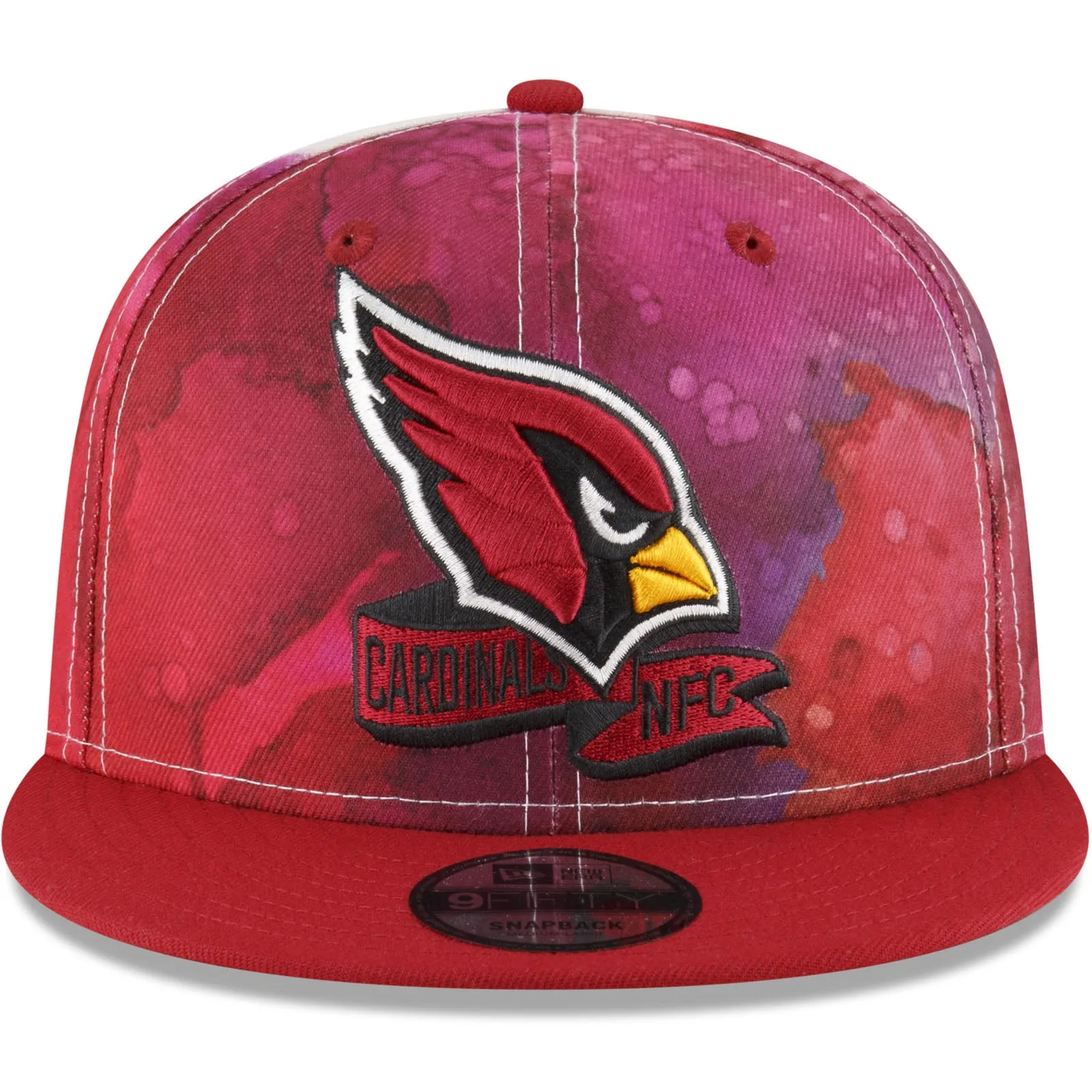 New Era Arizona Cardinals NFL 2022 Sideline Ink 9FIFTY Baseball Cap - Red