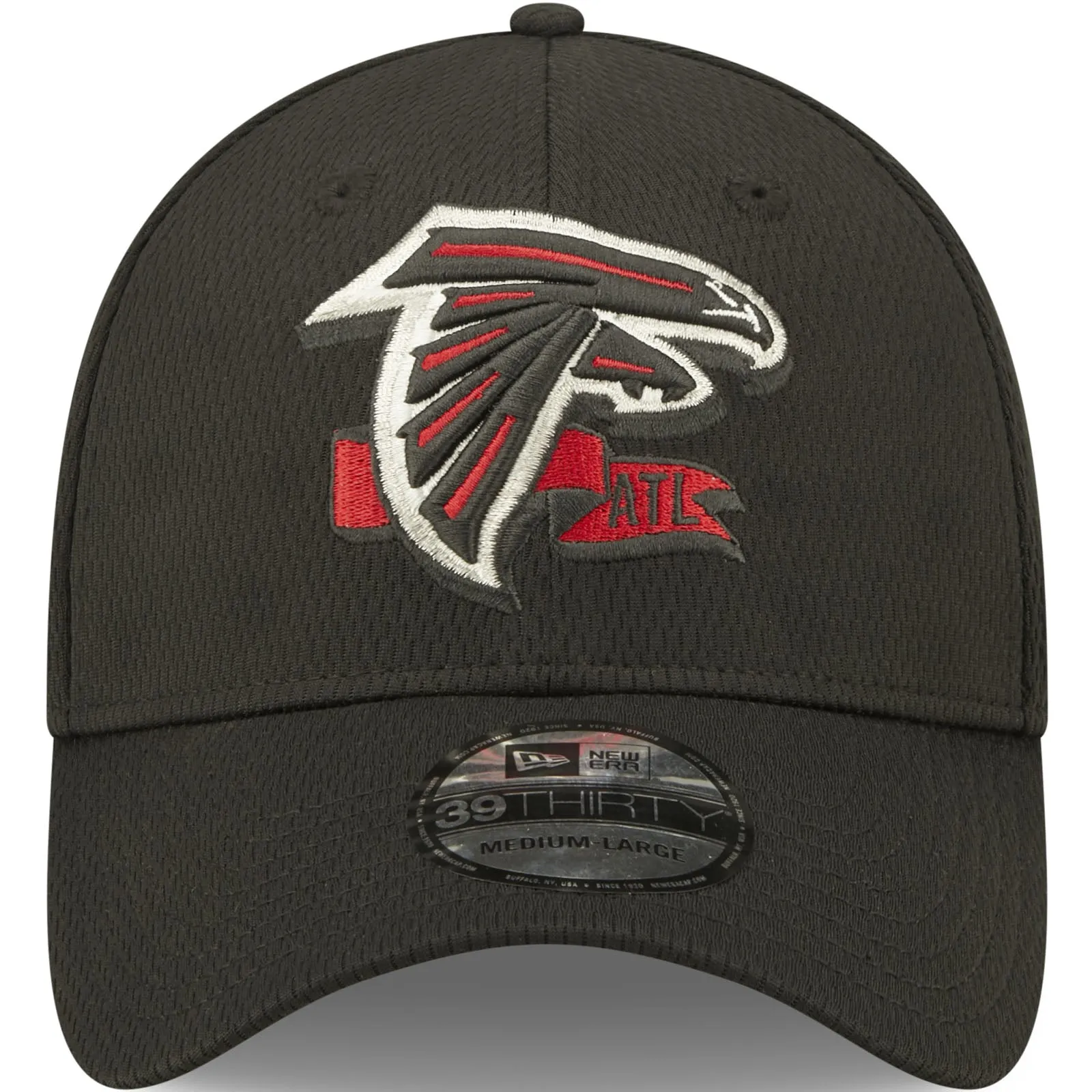 New Era Atlanta Falcons NFL 2022 Sideline 39THIRTY Baseball Cap - Black