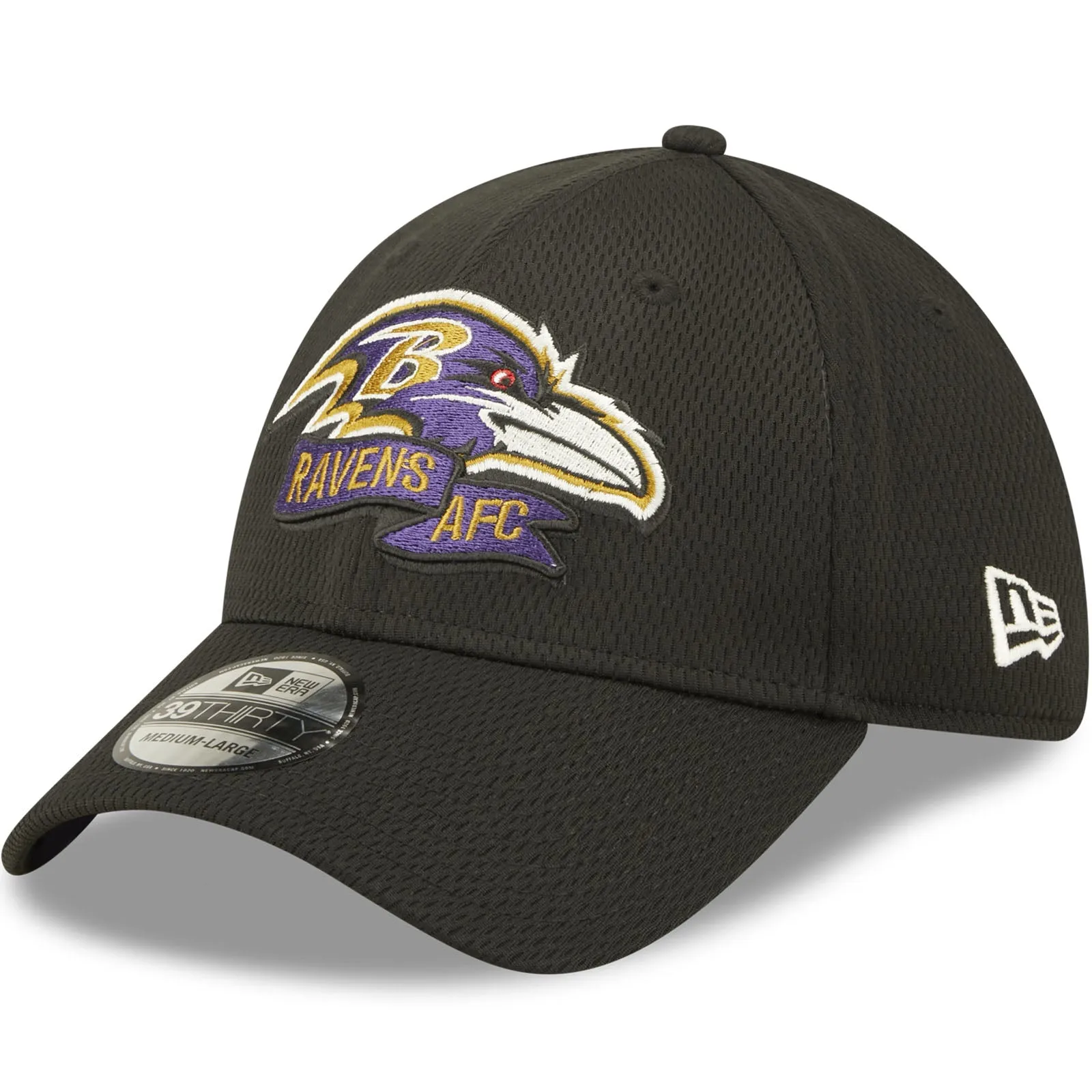 New Era Baltimore Ravens NFL 2022 Sideline 39THIRTY Baseball Cap - Black