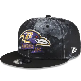 New Era Baltimore Ravens NFL 2022 Sideline Ink 9FIFTY Baseball Cap - Black