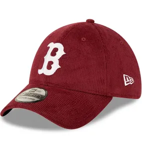 New Era Boston Red Sox Cord 39THIRTY Stretch Fit Baseball Cap  - Dark Purple