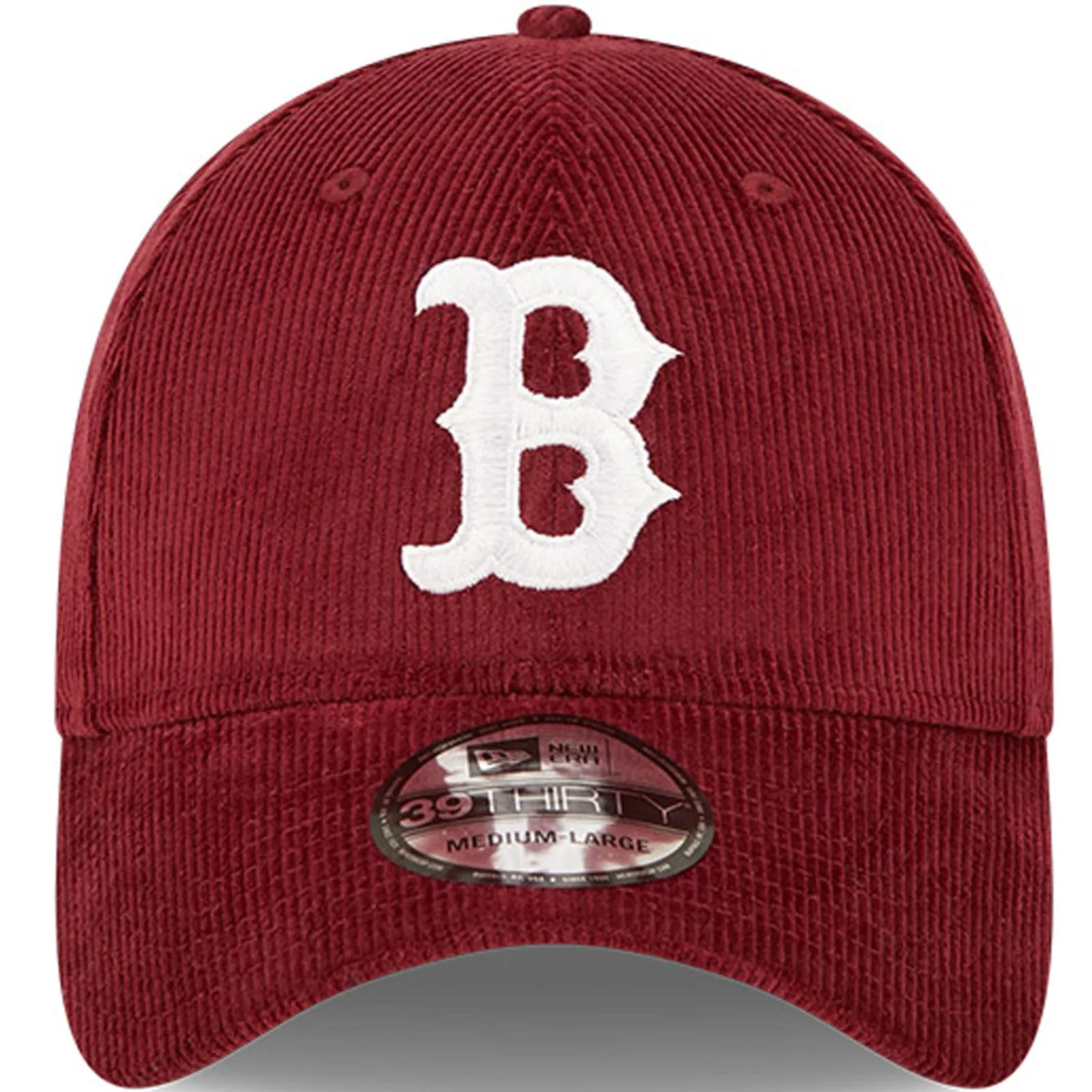 New Era Boston Red Sox Cord 39THIRTY Stretch Fit Baseball Cap  - Dark Purple