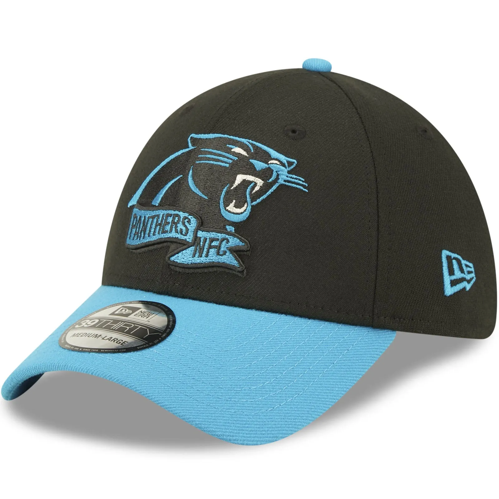 New Era Carolina Panthers NFL 2022 Sideline 39THIRTY Baseball Cap - Black