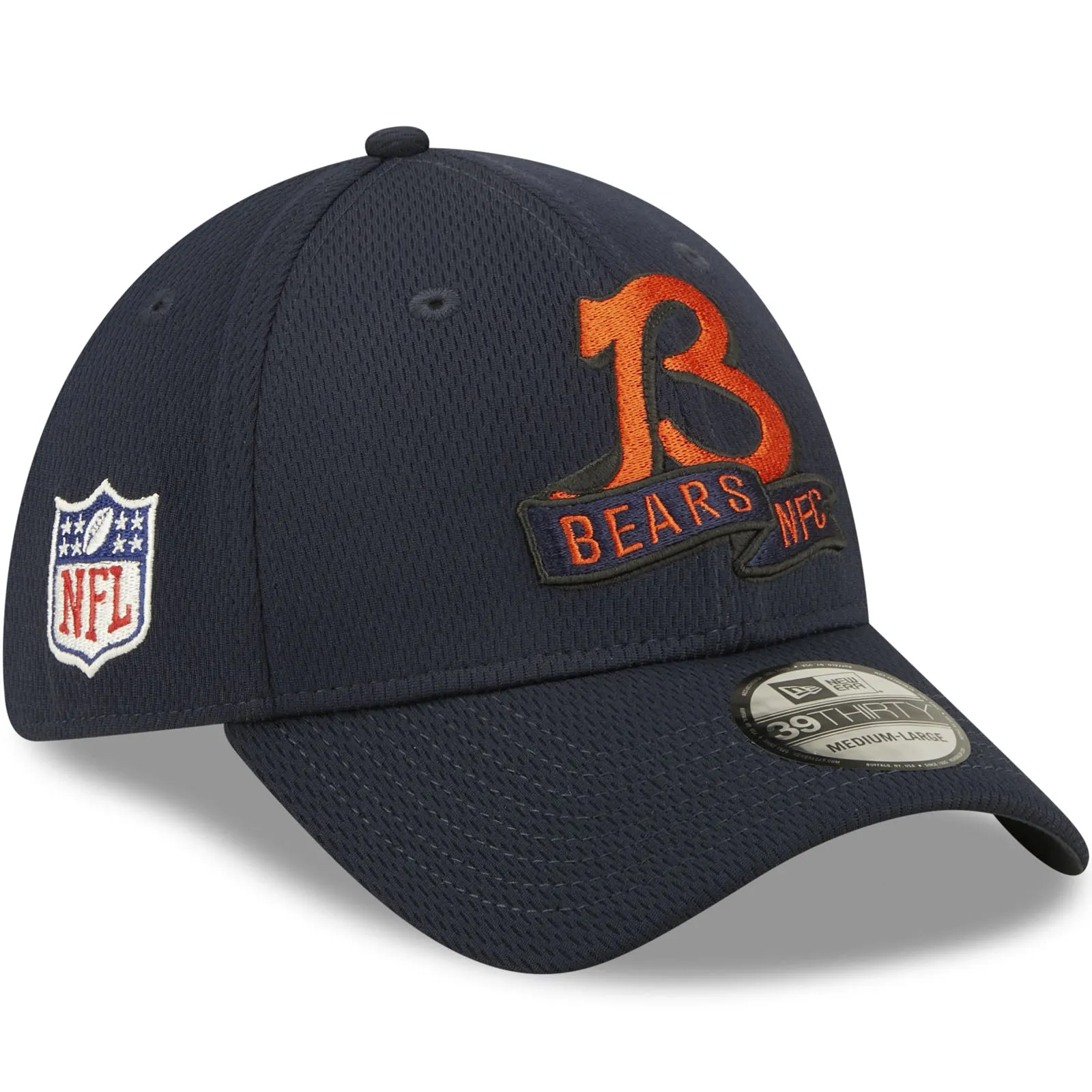 New Era Chicago Bears NFL 39THIRTY Sideline 2022 Baseball Cap - Dark Navy